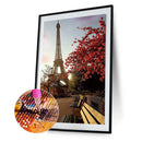 5D DIY Diamond Painting Paris Tower Path Cross Stitch Embroidery Rhinestone