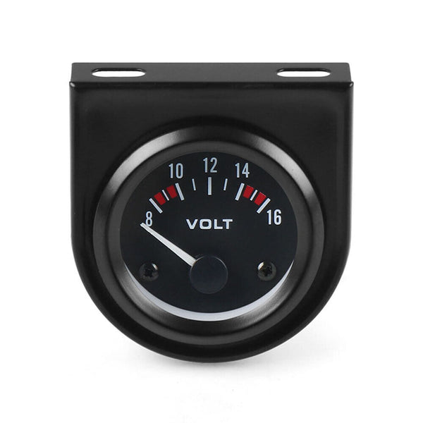 2'' 52mm 8V-16V Volt Meter Auto Car Boat Voltmeter Voltage Gauge DC12V Universal