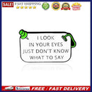 English Letter Brooch Blue Backpack Shirts Decor Lapel Pin Fashion Jewelry Gi