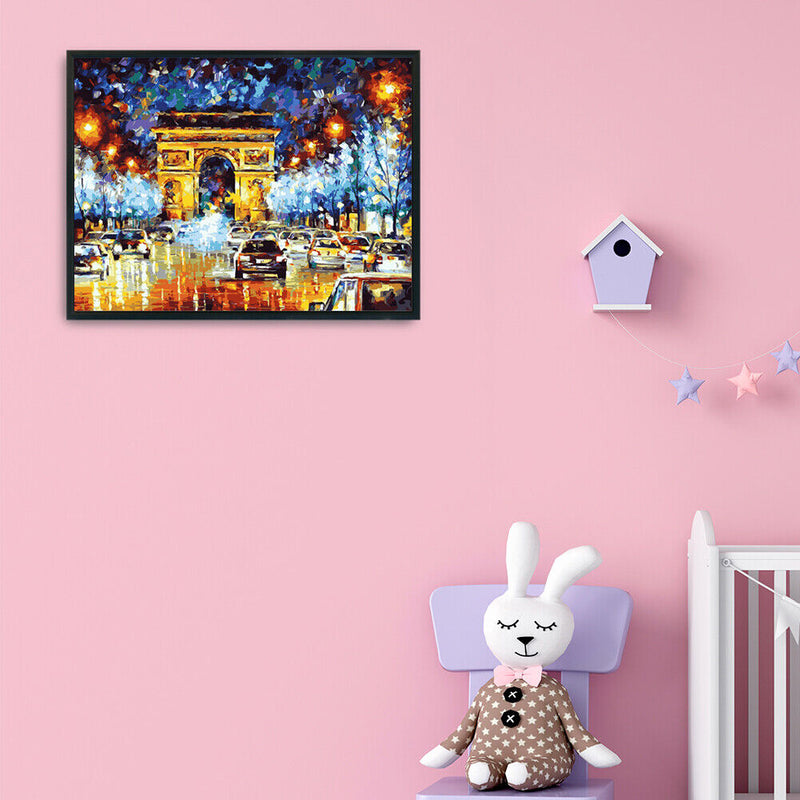 Painting By Numbers DIY Kit Triumphal Arch Canvas Oil Wall Art Picture Ornaments