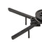 Winter Folded Triangular Black Fishing Rod Ice Fishing Flag Diaoyutai ABS