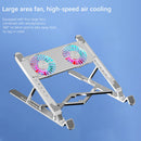 PC Laptop Silent Fan Foldable Cooling Support Height Adjustable Notebook Stand