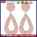 Fashion Water Drop Geometric Metal Drop Earrings for Women Lady Ear Stud Jewe