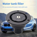 Automobile Car Fresh Water Fill Hatch RV Boat Camp Filler Lockable Inlet Fi