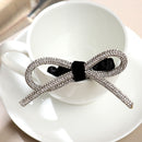 Hair Rubber Women Sweet Head Rope Bow Hair Tie Diamond-studded Shiny