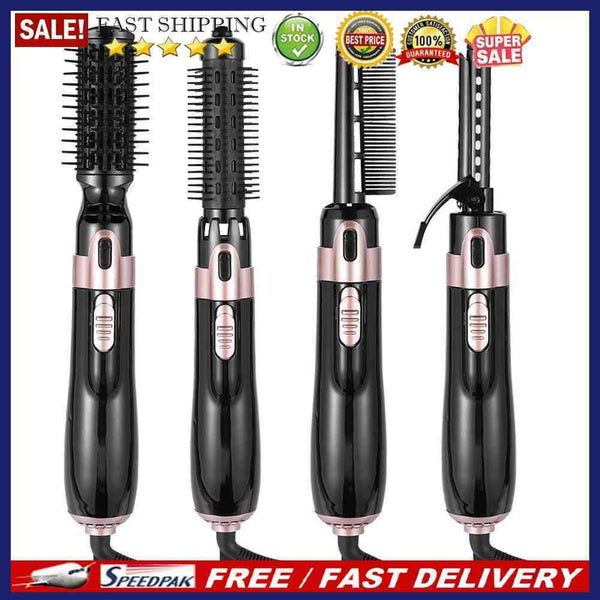 Professional Hair Dryer Electric Hot Air Comb Brush Hair Curler