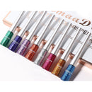 Liquid Glitter Eyeliners Pencils Kit Waterproof Colorful Shiny Eye Liner Pen Set