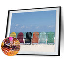 Diamond Painting 5D DIY Sandy beach Full Round Drill Rhinestone