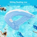 Inflatable Pool Float Chair - Floating Swimming Pool Water Chair Tube Lounger