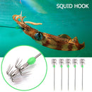 10pcs Double-Layer Umbrella Squid Hooks Cuttlefish Fishing Hook Fishing Tackle
