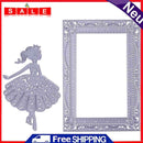 2pcs Metal Punch Molds Dressing Girls DIY Scrapbook Embossing Stencil Handw