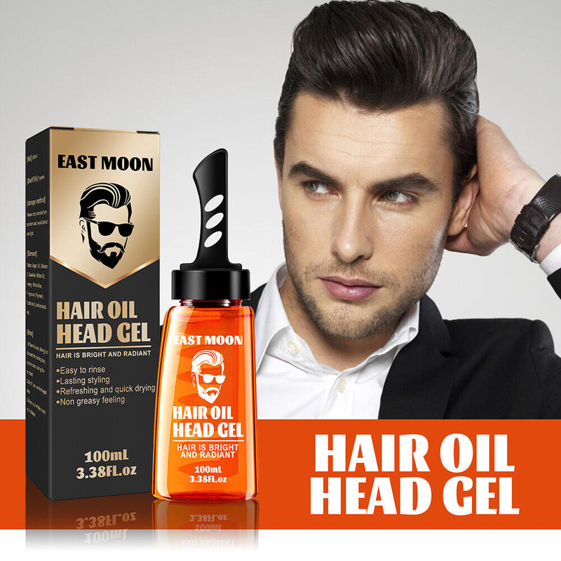 Hair Wax Comb Hair Oil Easily Clean Long-lasting Non-greasy Hold Hair Gel
