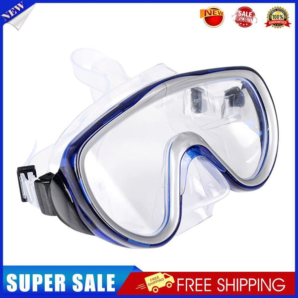 Swimming Glasses Adults Women Men Outdoor Snorkeling Diving Goggles (Blue)