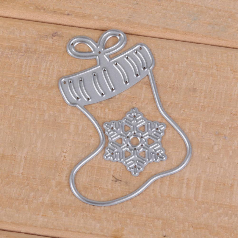 2pcs Snowflake Christmas Boat Cutting Dies Stencils Scrapbook Photo Al