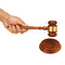 2pcs Wooden Handmade Craft Lawyer Judge Auction Hammer Gavel Court Decor