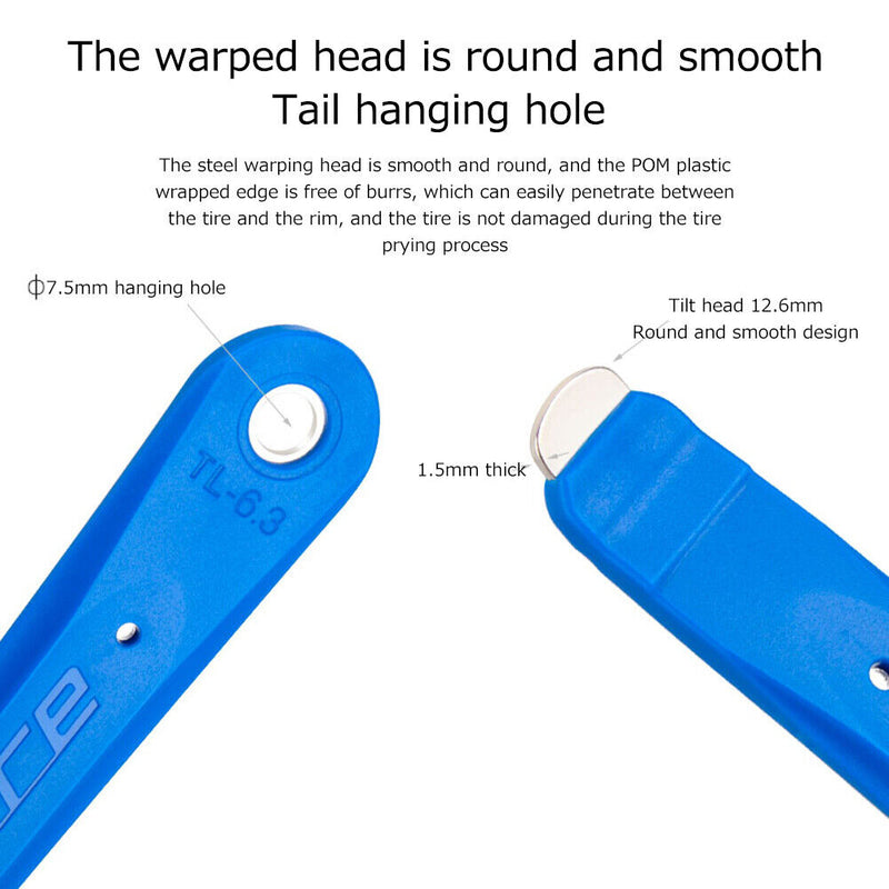 TOOPRE Bike Hand Tire Lever Heavy Duty 2pcs Tire Changing Tool Wheel Repair