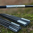 Outdoor Tent Canopy Tarp Poles Tent Canopy Support Canopy Iron Rods R9V5