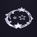 3pcs Metal Circle Punching Molds Stars Carbon Steel Stencil for Cutting Walls
