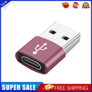 2x USB 3.1 Type C Female to USB 3.0 A Male Adapter Data+Charging (Pink)