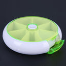 7Day One Week Round Portable Pill Case Medicine Box Storage Organizer(1)