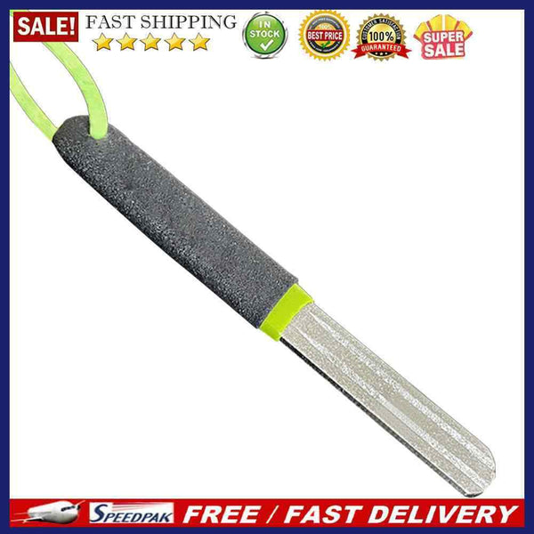 Double Groove Fishing Hook Sharpening Hone Fishing Grinding Hook Sharpener To