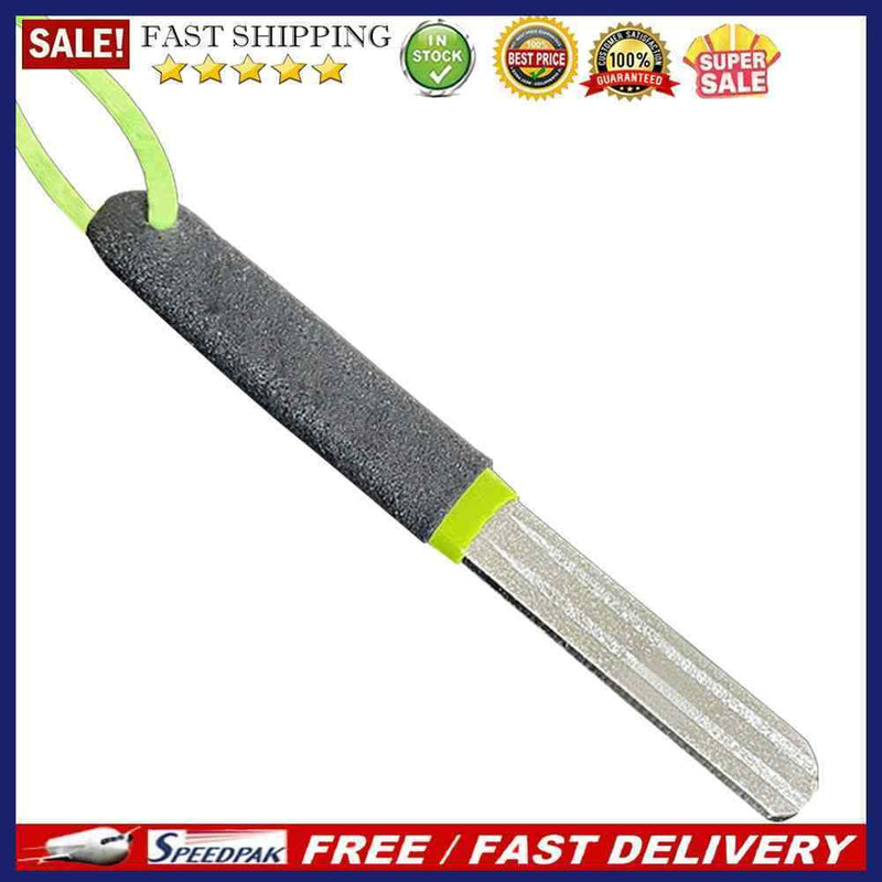 Double Groove Fishing Hook Sharpening Hone Fishing Grinding Hook Sharpener To