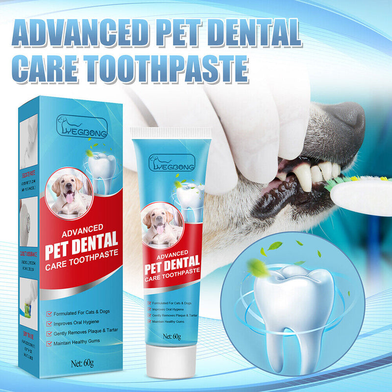 60g Cat Toothpaste Teeth Cleaning Puppy Kitten Enzymatic Toothpaste Pet Products