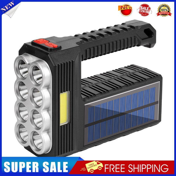 Strong Powerful Flashlight Searchlight 3 Mode LED Outdoor Hand Lamp (Solar)