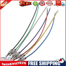 20pcs Stainless Steel Wire Keychain Screw Locking Gadget Cable Rope Keyring