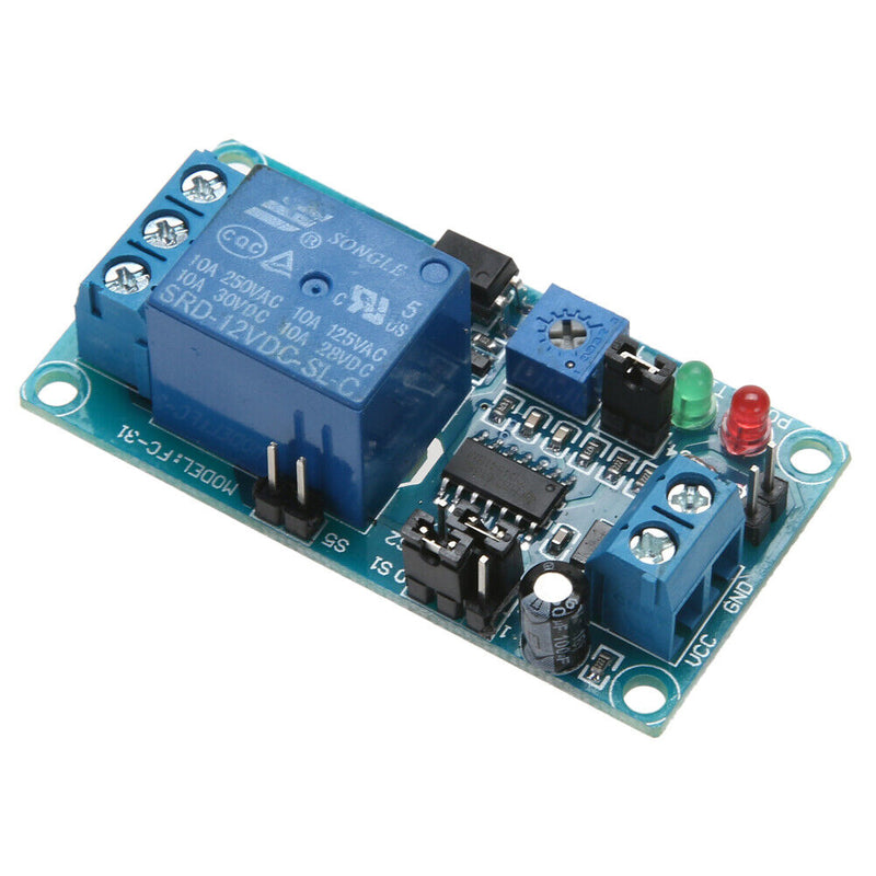 DC 12V Delay Relay Time Delay Turn on/Delay Turn off Vibration Switch Modul