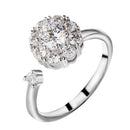 Frauen Mädchen Mode Aiti Angst Ring Spinner Ringe für Hochzeitsfeier Geschenke