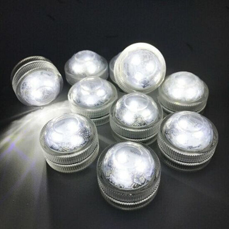 Wireless Waterproof Submersible Lamp Remote Controller 3 LED Light RGB