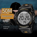 SKMEI Waterproof Electronic Watch Outdoor Sports LED Digital Men Wristwatch