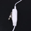 2Pin Acoustic Tube Headset PTT Mic Earpiece for Baofeng Kenwood 2way Radio Newly