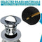Universal Wash Basin Bounce Drain-Filter Anti Clogging Drainer L9C5 P2J5 J5H7