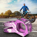ENLEE 31.8mm Mountain Bicycle Stem Handlebar Short Hollow Stem (Purple) Newly
