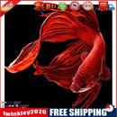 Goldfish Full Drill Round Diamond Painting DIY Needlework Cross Stitch(Red)