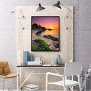 Seascape 5D DIY Full Square Diamond Painting Digital Handmade Coloring for De