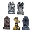 Halloween Tombstones Gravestone Prop Outdoor Graveyard Horror Garden Decor .