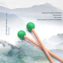 1 Pair Tongue Drum Mallet Marimba Percussion Instrument Drumstick (Green) Newly