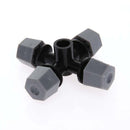 10pcs 4 Outlet Spray Cooling Nozzle Micro Garden Irrigation Sprinkler Connector for