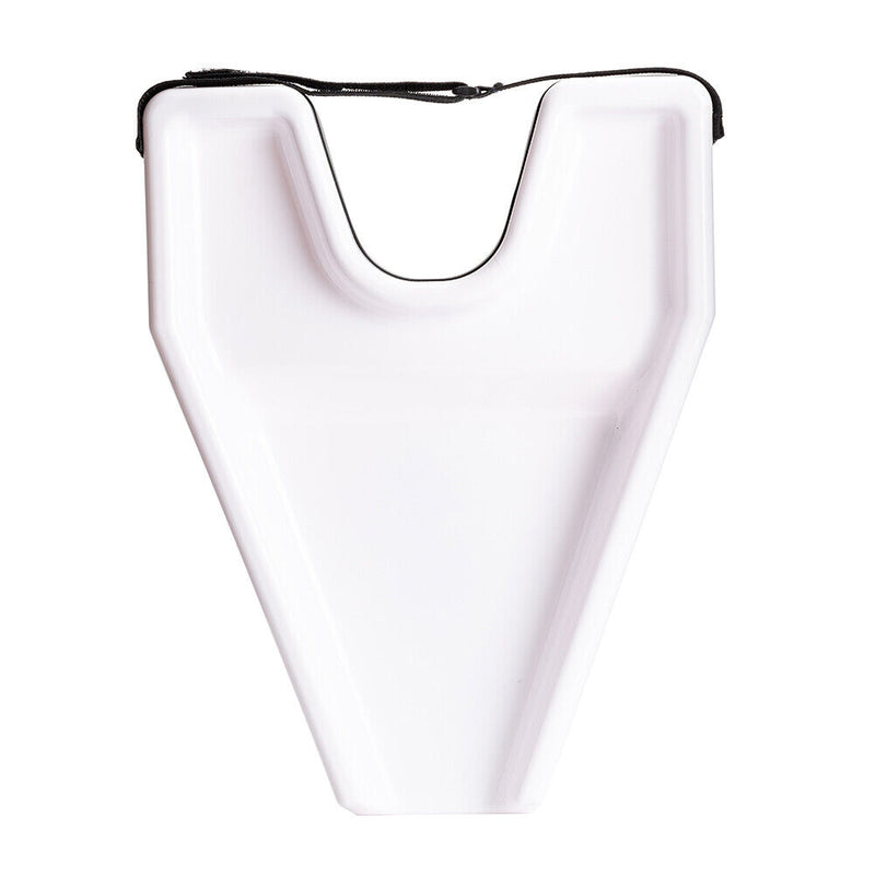 Portable Hair Washing Tray Patient Spa Neck Rest Professional Salon (White)