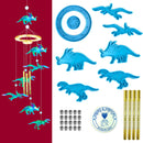 Epoxy Silicone Mold Set Dinosaur Wind Chime Mold Craft Supplies Decor (B)
