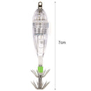 LED Deep Drop Light Button Battery Powered Fishing Lure Squid Hook Fishing Light