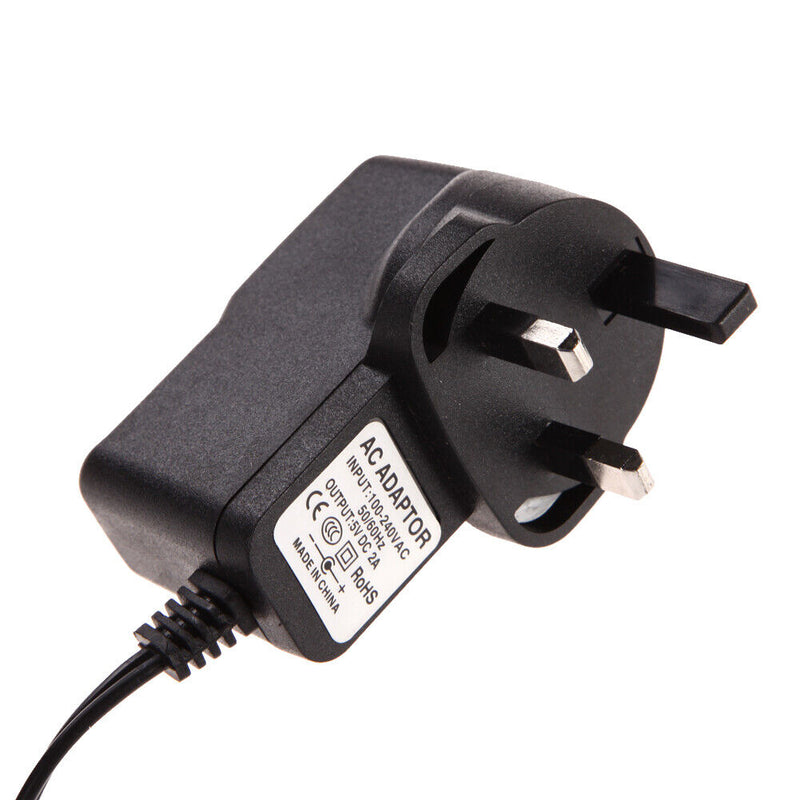 AC 100-240V Converter Adapter DC 5.5mm x 2.5MM 5V 2A 2000mA Charger UK Plug