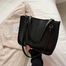 Fashion Nylon Pure Color Shopping Bags Handbag Women Large Capacity Shoulder Bag
