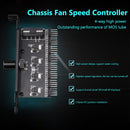 Universal Computer Regulator CPU Hub Splitter Cooler 3pin/4pin Variable Newly