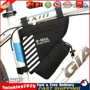 Bike Bicycle Bag Front Tube Frame Handlebar Cycling Triangle Pouch (Black) Newly