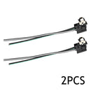 2pcs Car Halogen Lamp Headlight Socket Harness H1 Connector Plug Adapter Wire