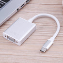 USB-3.1 Typ C USB-C zu VGA Konverter Adapter-Kabel für Macbook 12 Zoll